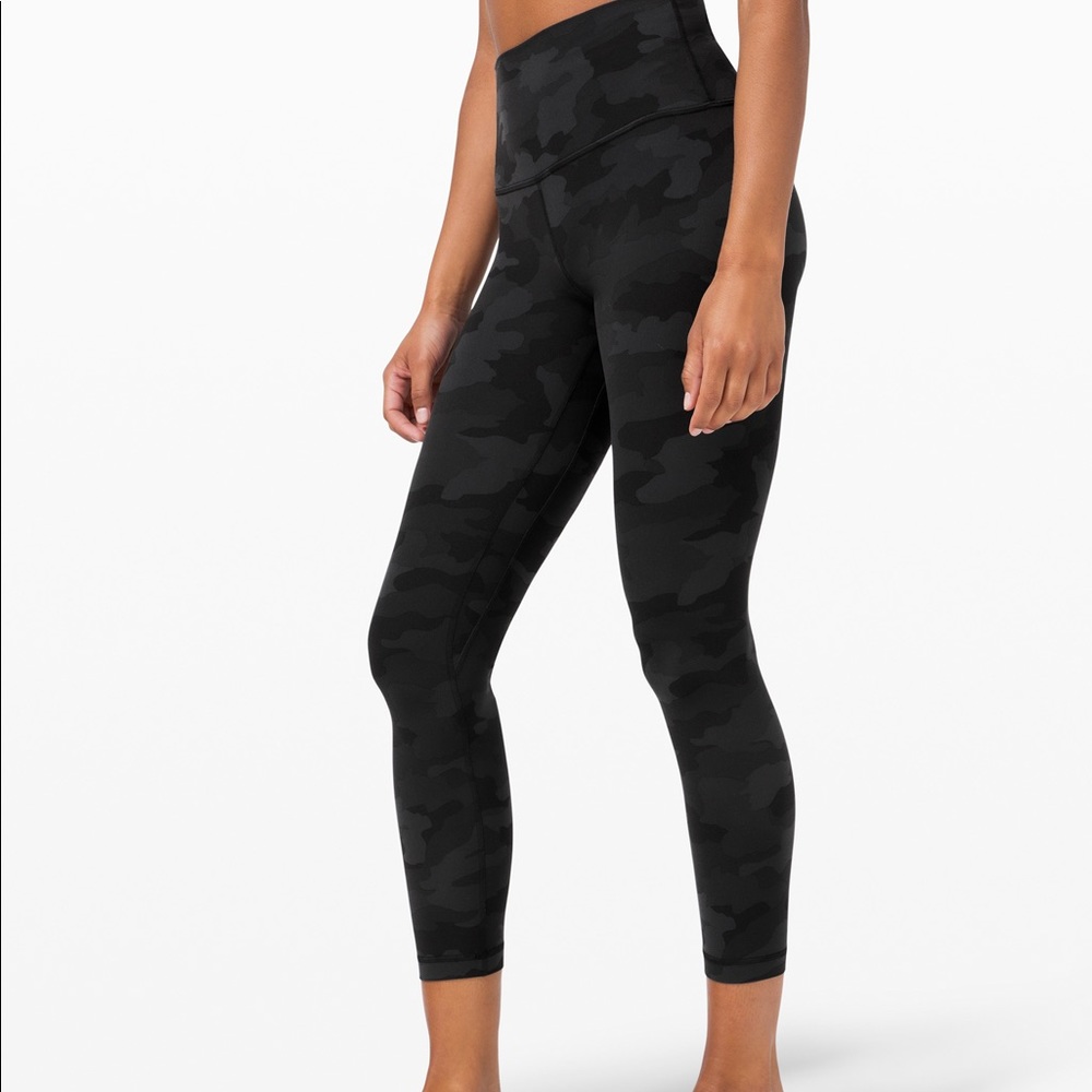 lululemon wunder train high rise camo leggings